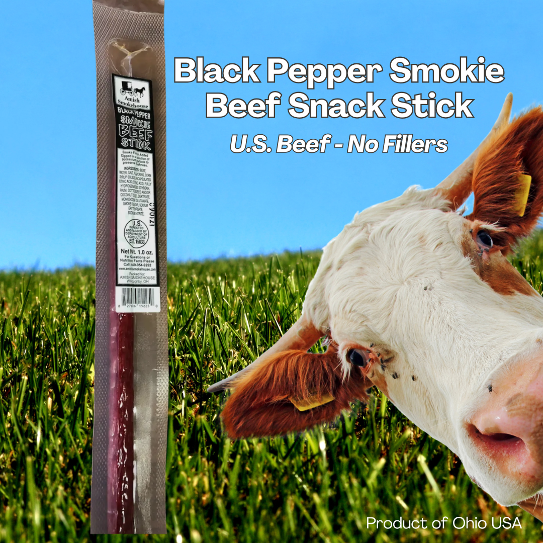 Black Pepper Smokie Beef Snack Stick