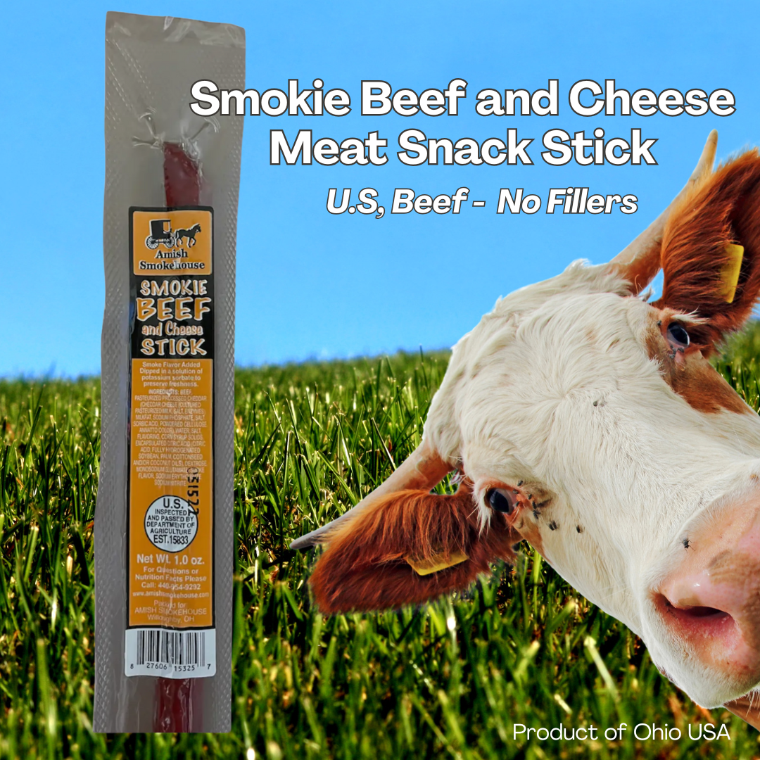 Smokie Beef and Cheese Meat Snack Stick