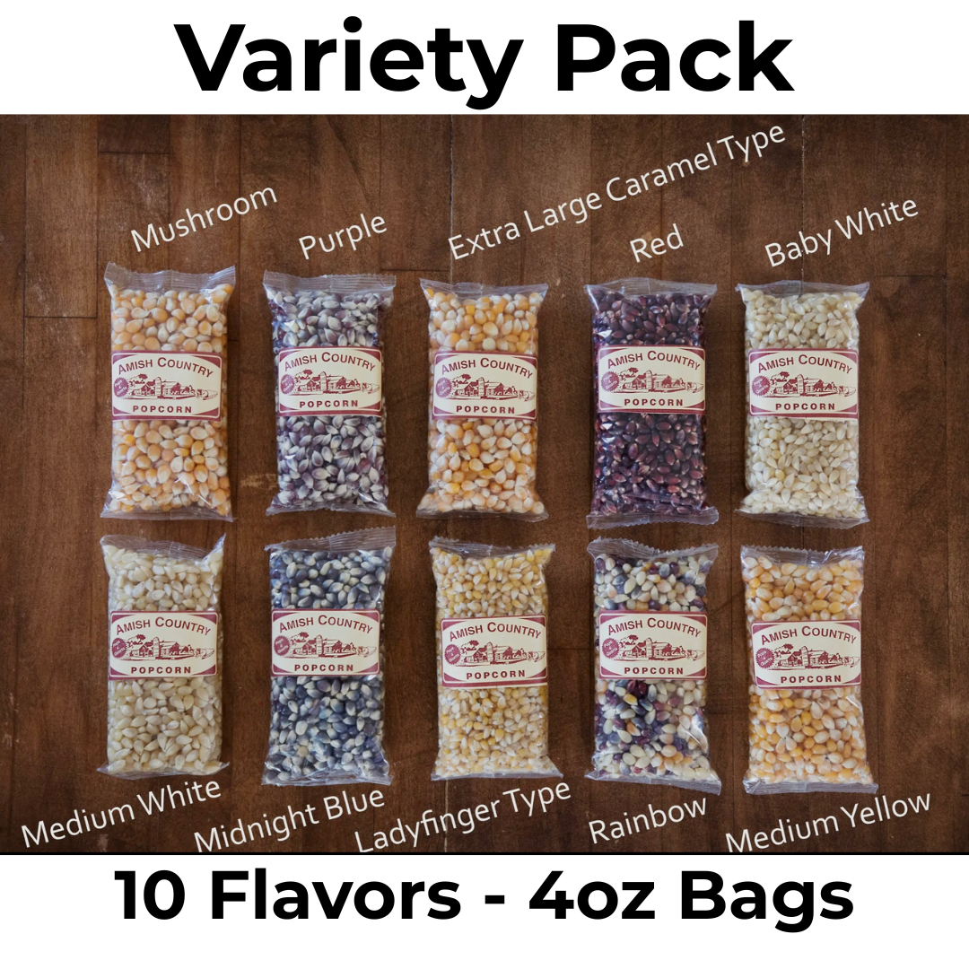 10 Pack Variety Popcorn Set - Amish Country