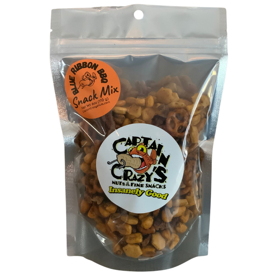 Blue Ribbon BBQ Nutty Snack Mix - 6oz Resealable Bag