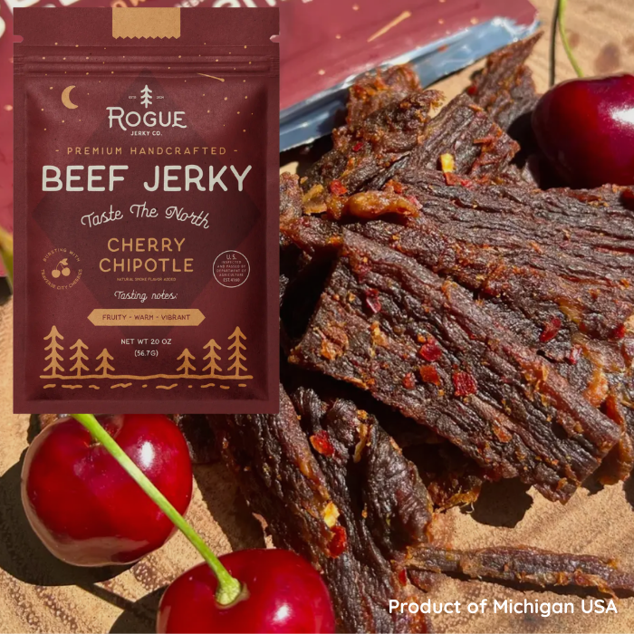 Cherry Chipotle Beef Jerky | Rogue Jerky Co.