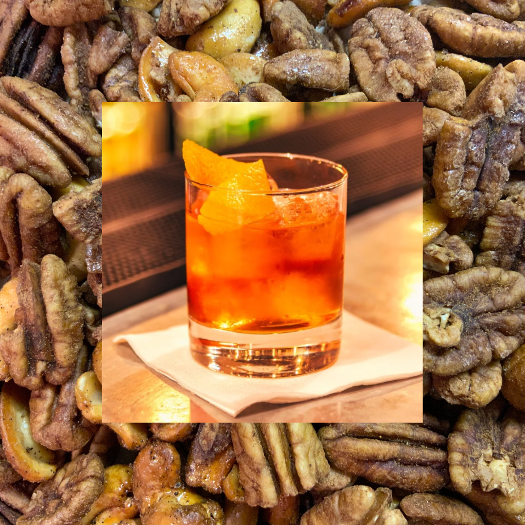 JIM BEAM BOURBON Ole Fashn'd Pecan Cashew Boozy Nut Mix