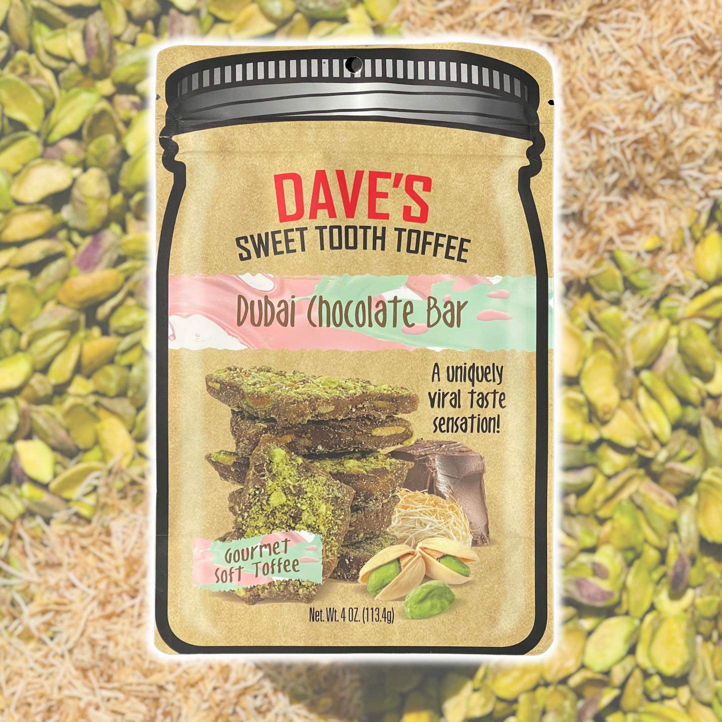 Dubai Chocolate Bar Toffee