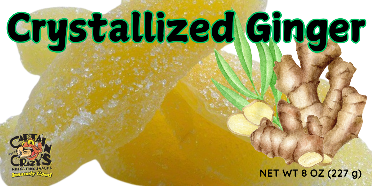 CRYSTALLIZED GINGER SLICES | Delicious Dried Fruit Snack