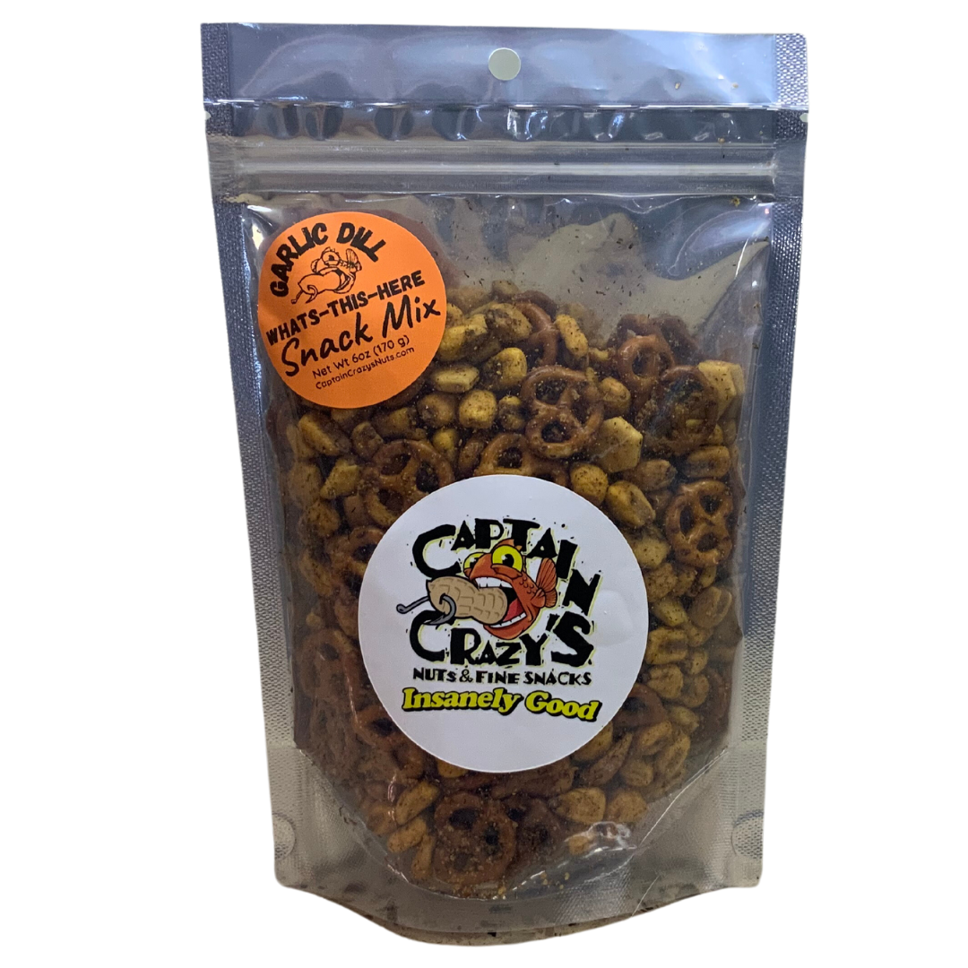 Garlic Dill Nutty Snack Mix - 6oz Resealable Bag