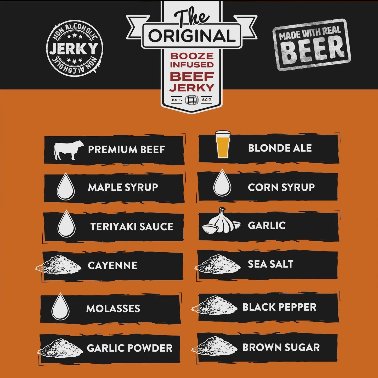 Montreal Style Maple Spice Beef Brisket Jerky | Boozy Jerky