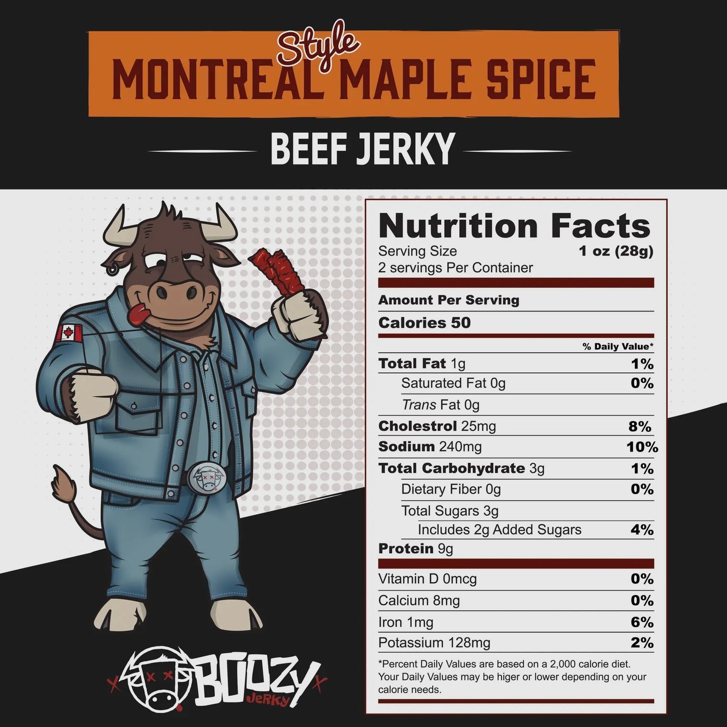 Montreal Style Maple Spice Beef Brisket Jerky | Boozy Jerky