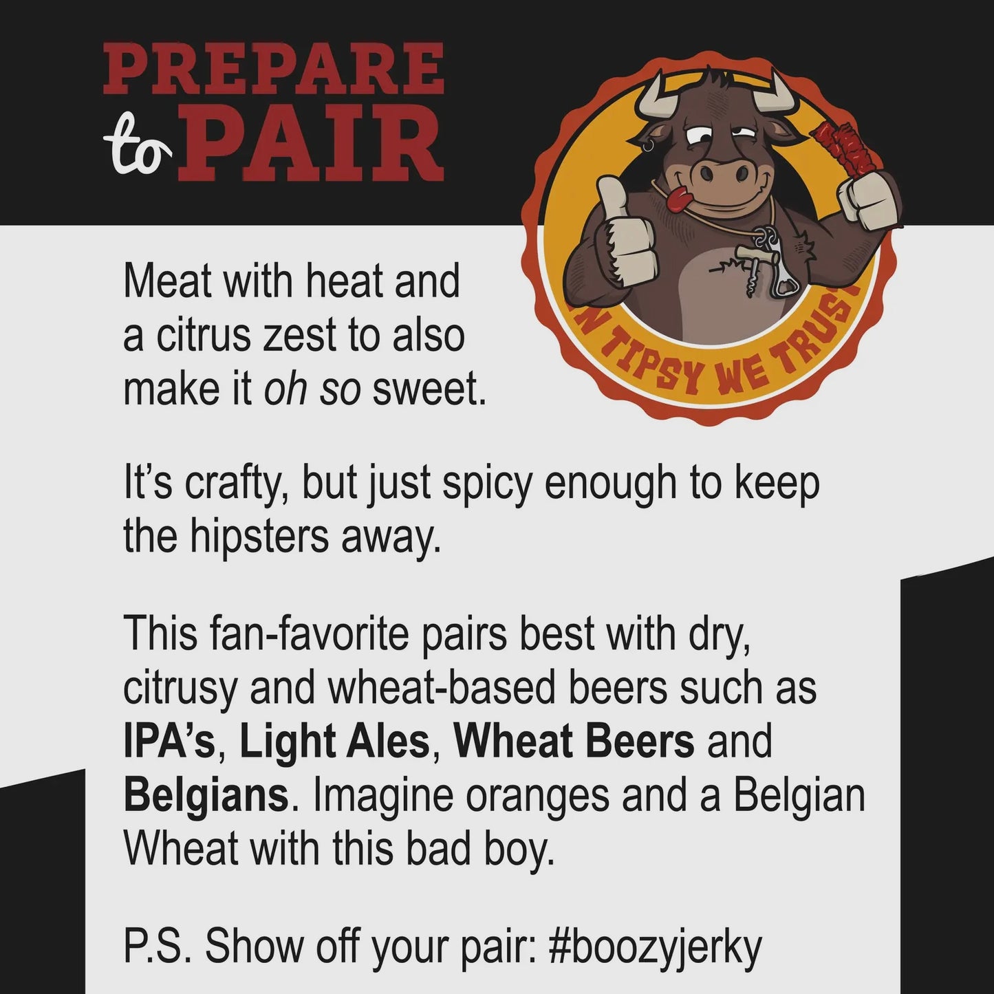 Spicy Citrus IPA Beef Brisket Jerky | Boozy Jerky
