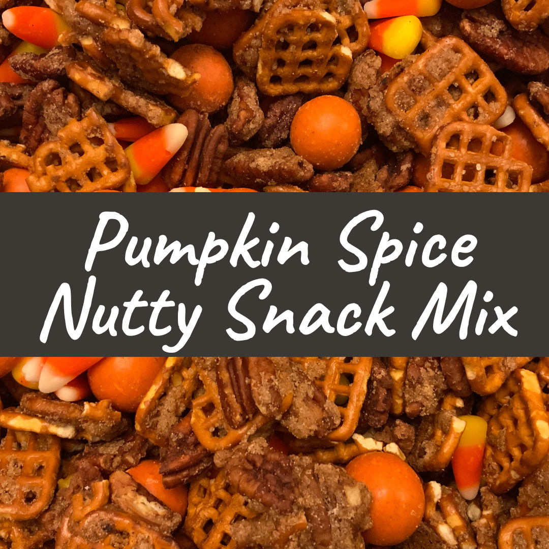 Pumpkin Spice Snack Mix – Gourmet Fall Snack with Pecans, Pretzels & Candy (Limited Edition)