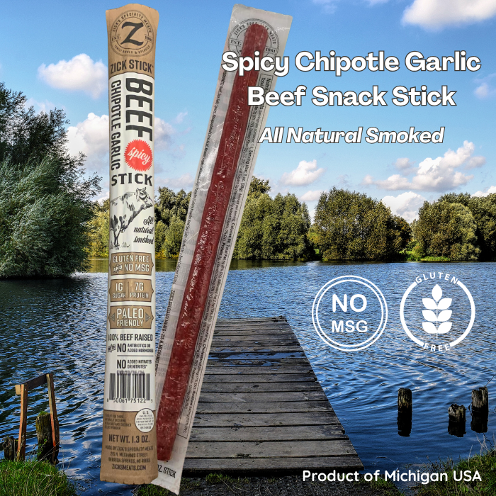 Spicy Chipotle Garlic Beef Meat Stick | Zick Stick