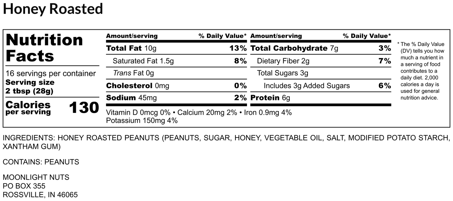 Honey Roasted Peanut Butter