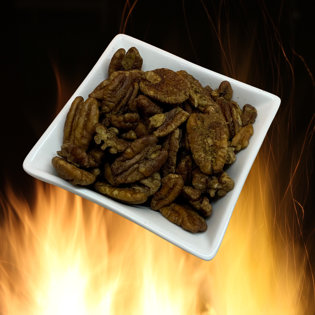 Jalapeno Pepper Smoked Pecans - 8oz Resealable Bag