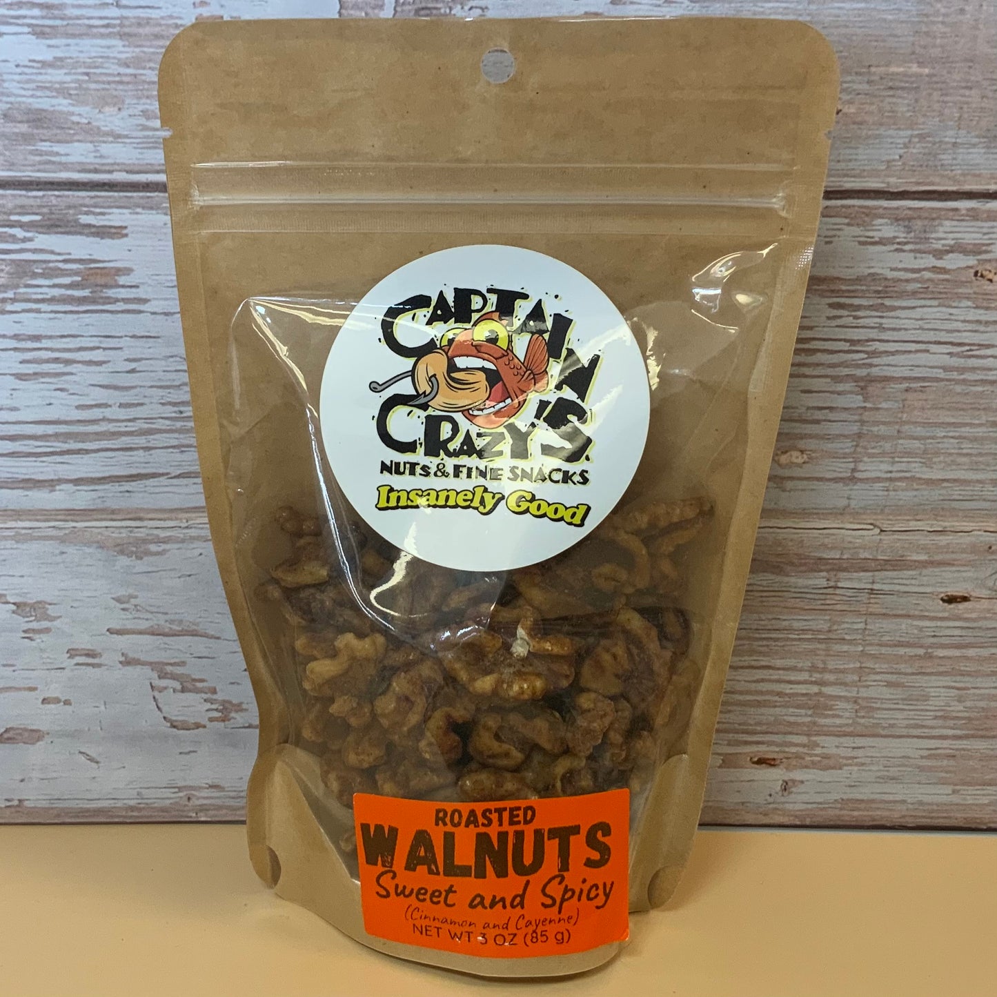 Sweet and Spicy Roasted Walnuts