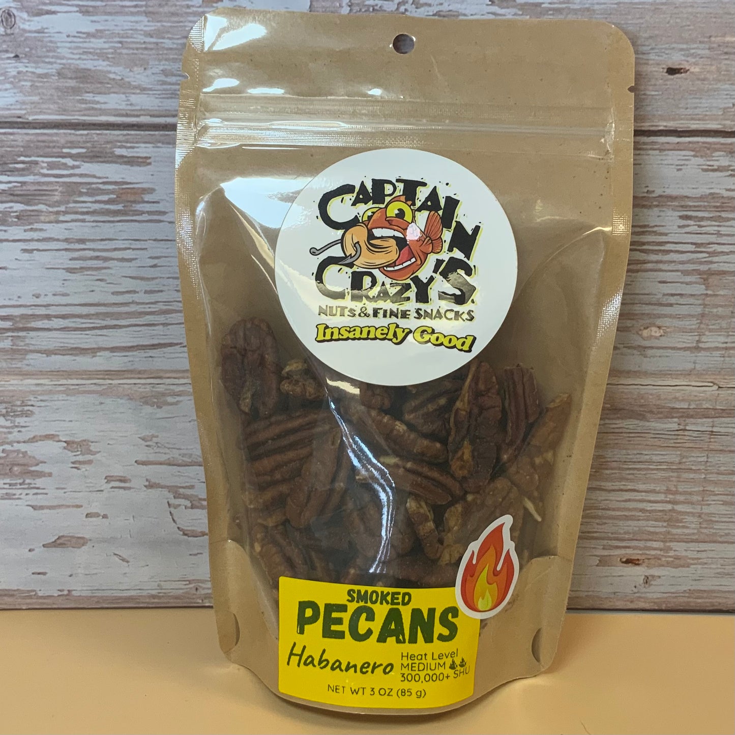 Habanero Pepper Smoked Pecans