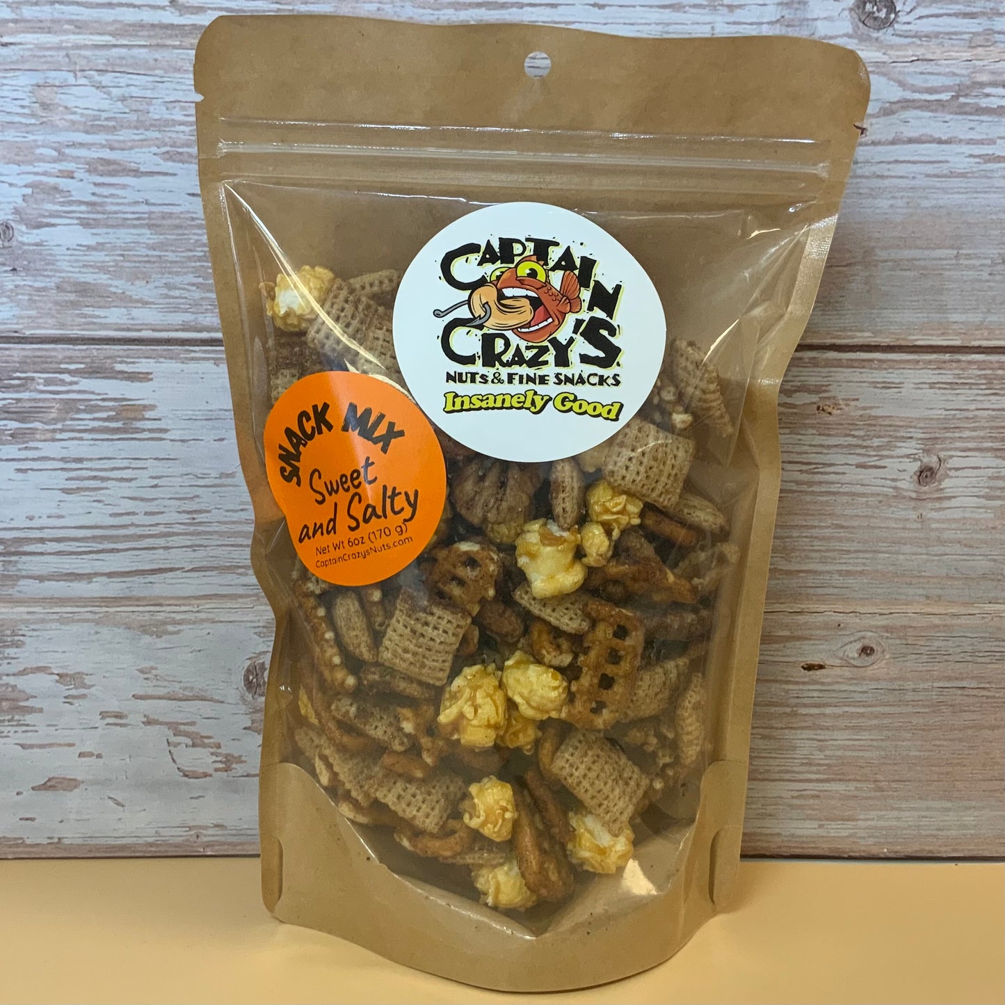 Sweet and Salty Nutty Snack Mix