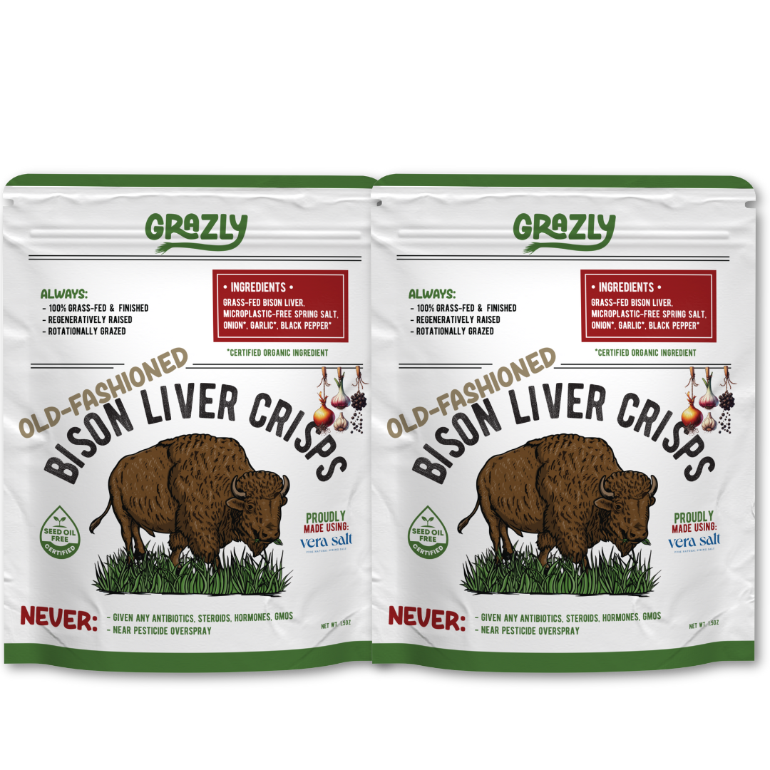 Grass-Fed Bison Liver Crisps | Grazly