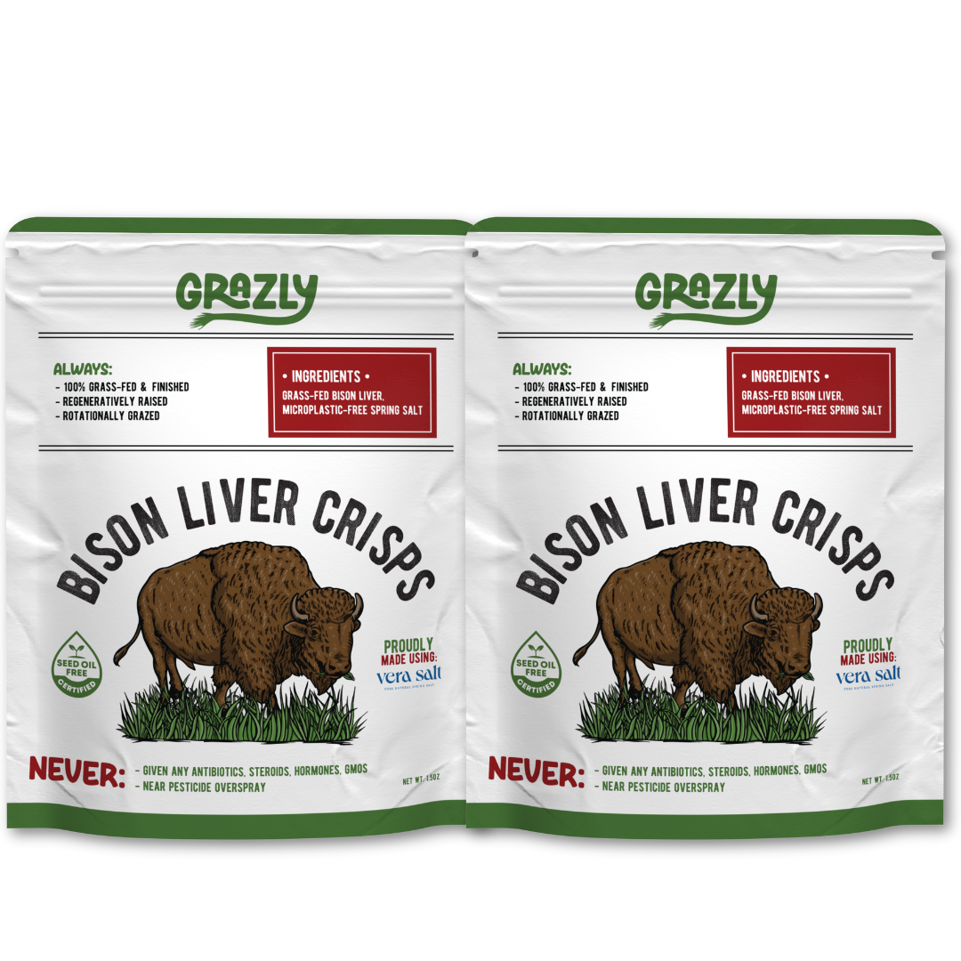 Grass-Fed Bison Liver Crisps | Grazly