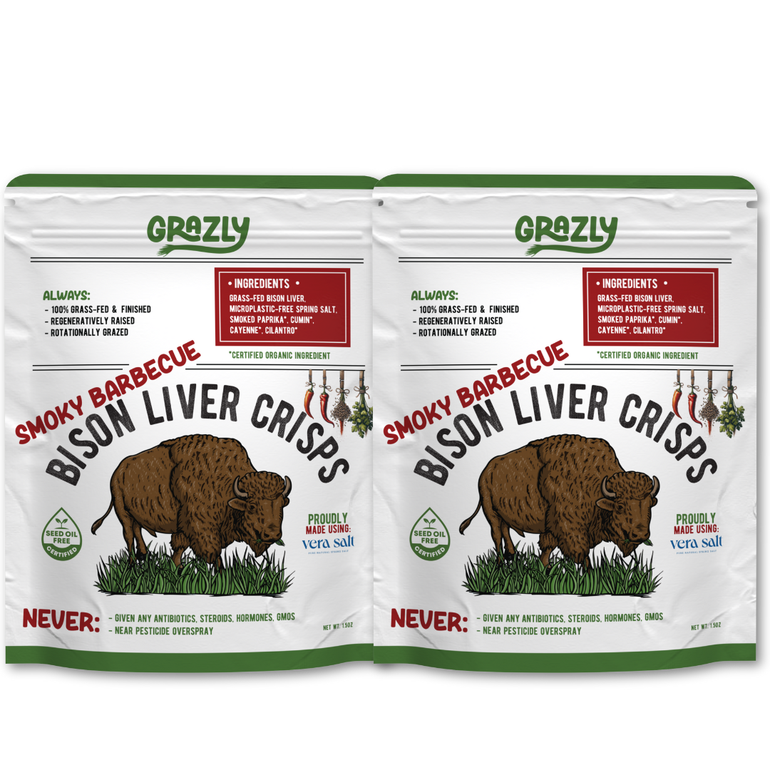Grass-Fed Bison Liver Crisps | Grazly