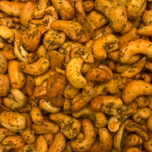 NEW! Buttery Garlic, Lemon and Herb Roasted Cashews - 4oz Resealable Bag