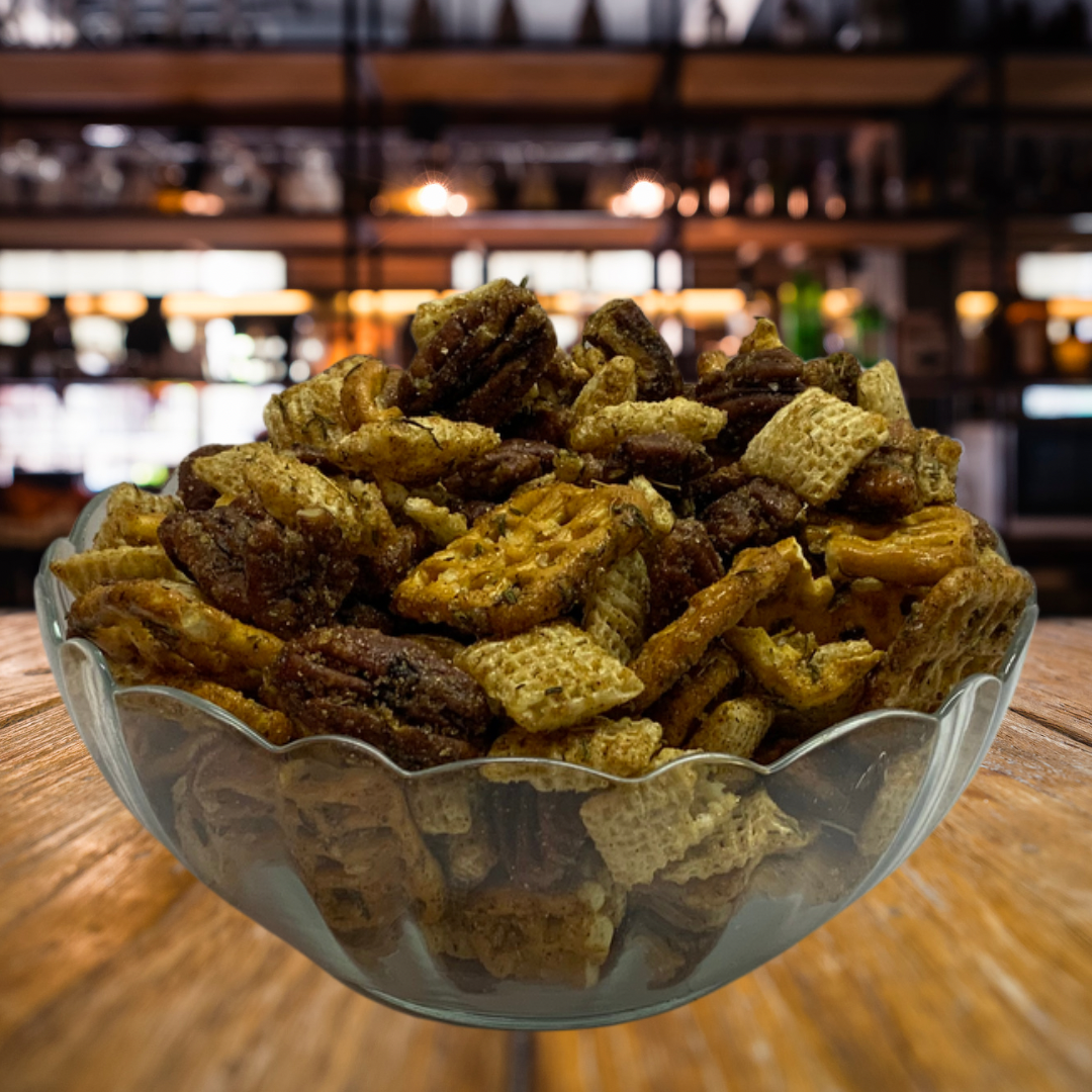 Sweet and Spicy Nutty Snack Mix