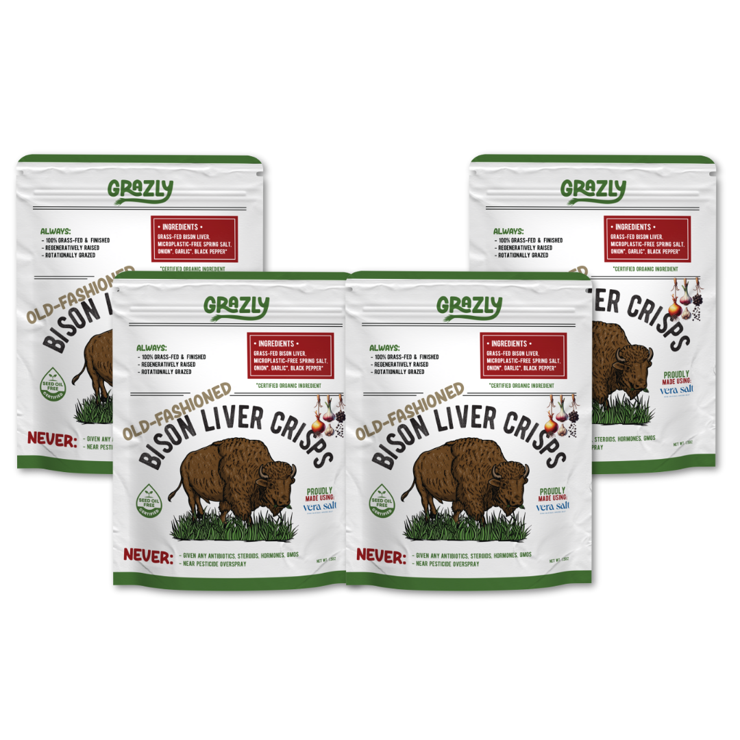 Grass-Fed Bison Liver Crisps | Grazly