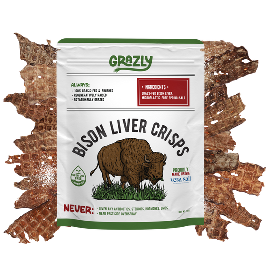 Grass-Fed Bison Liver Crisps | Grazly