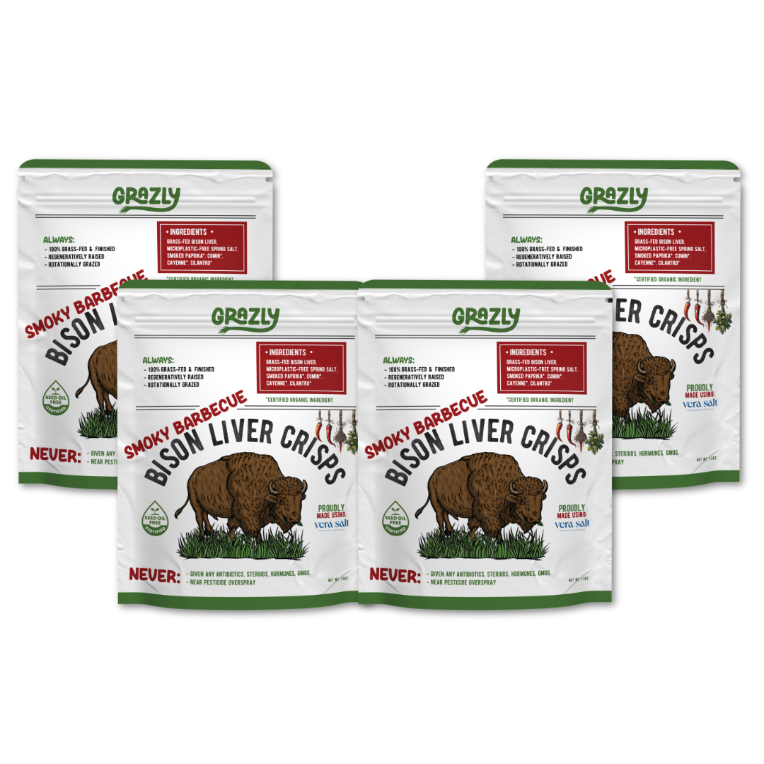 Grass-Fed Bison Liver Crisps | Grazly