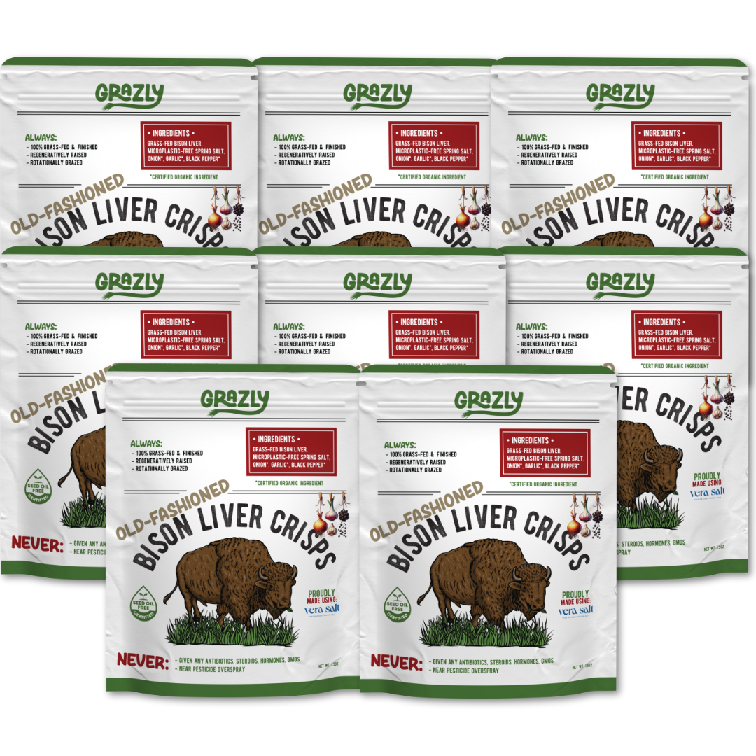 Grass-Fed Bison Liver Crisps | Grazly