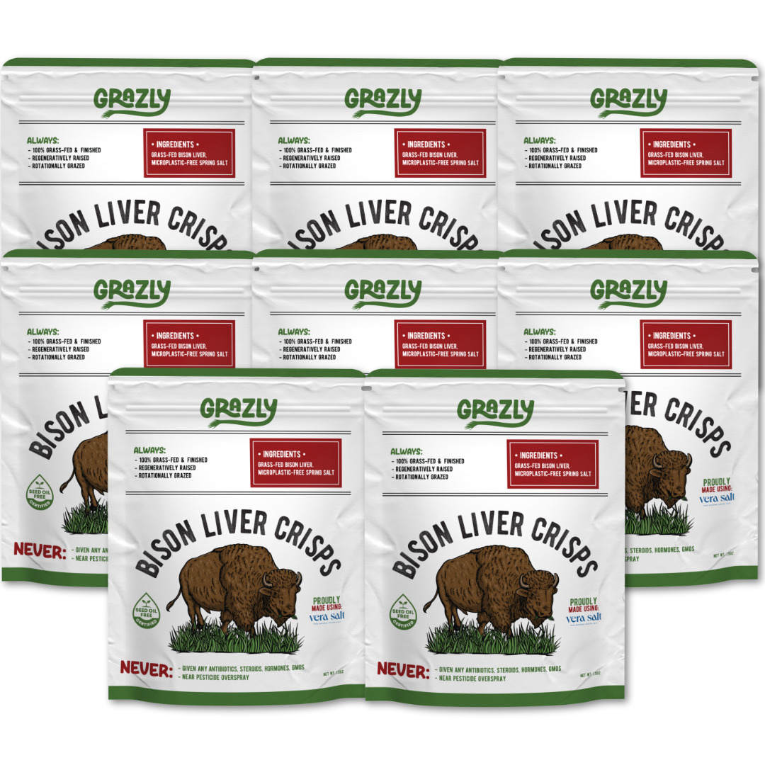 Grass-Fed Bison Liver Crisps | Grazly