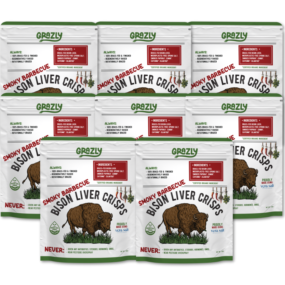 Grass-Fed Bison Liver Crisps | Grazly