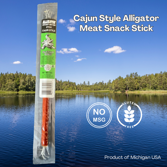 Alligator Meat Stick | Cajun Style | Buffalo Bob’s