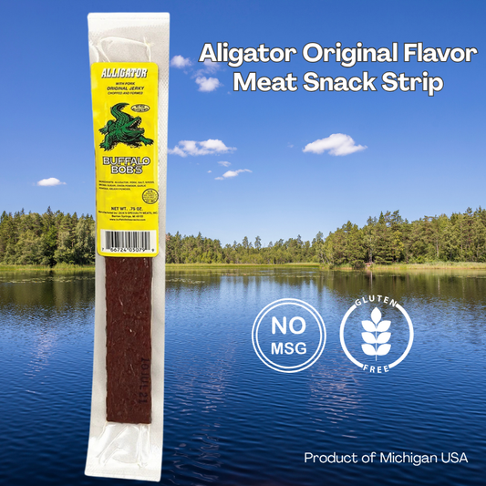 Alligator Meat Strip | Original Flavor | Buffalo Bob’s