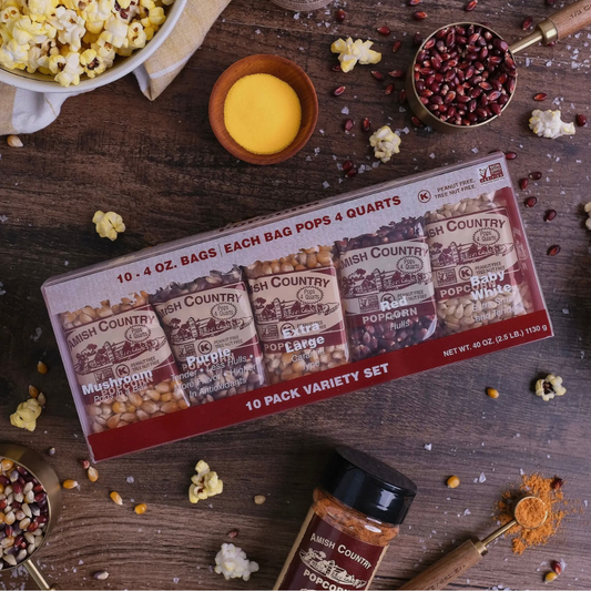 10 Pack Variety Popcorn Set - Amish Country