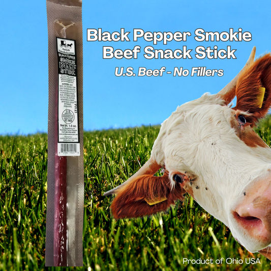 Black Pepper Smokie Beef Snack Stick