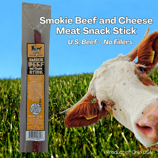 Smokie Beef and Cheese Meat Snack Stick