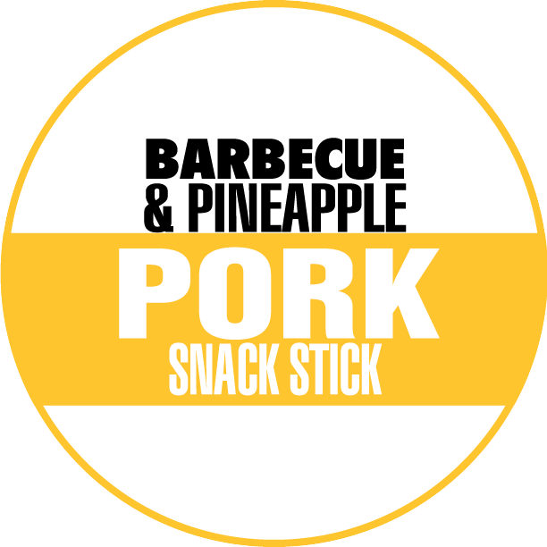 Barbecue and Pineapple - Premium Natural Pork Bites, 8-oz Packages
