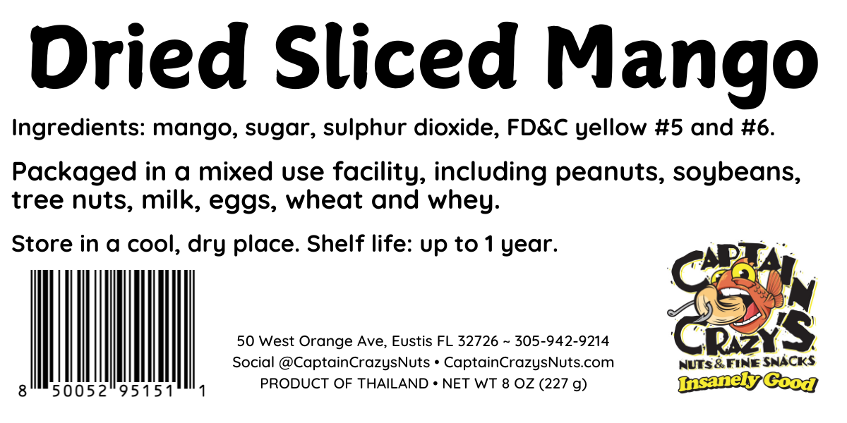 DRIED MANGO SLICES | Delicious Dried Fruit Snack