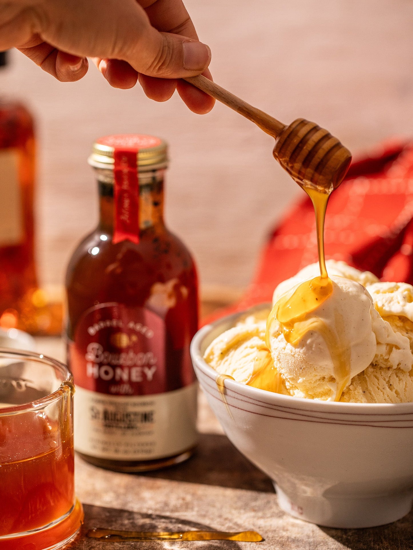 Raw Bourbon Infused Wildflower Honey