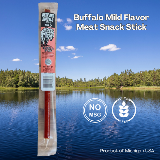 Buffalo Meat Stick | Mild Flavor | Buffalo Bob’s