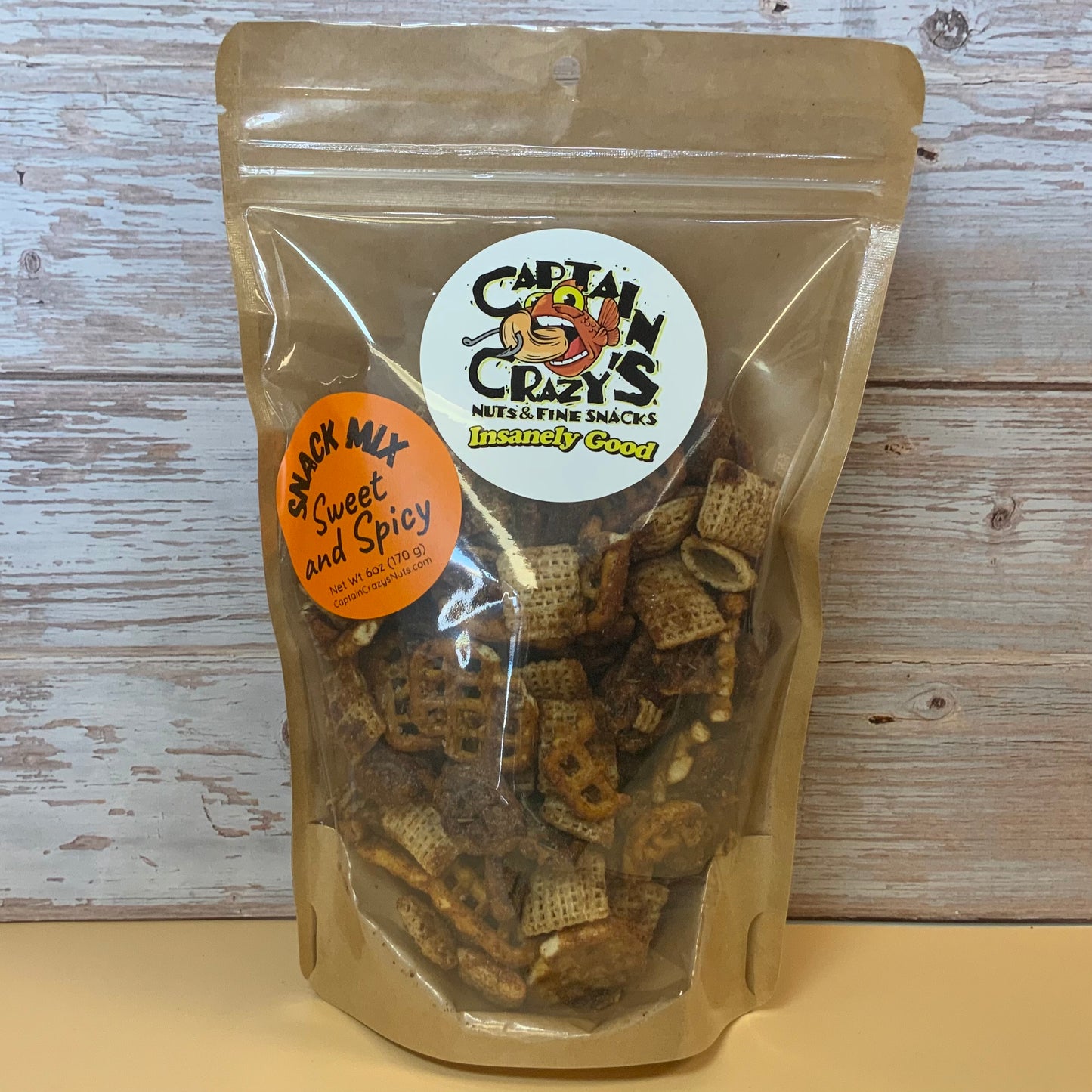 Sweet and Spicy Nutty Snack Mix