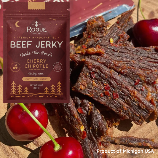 Cherry Chipotle Beef Jerky | Rogue Jerky Co.