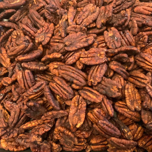 Chocolate Peppermint Roasted Pecans - 6oz Resealable Bag