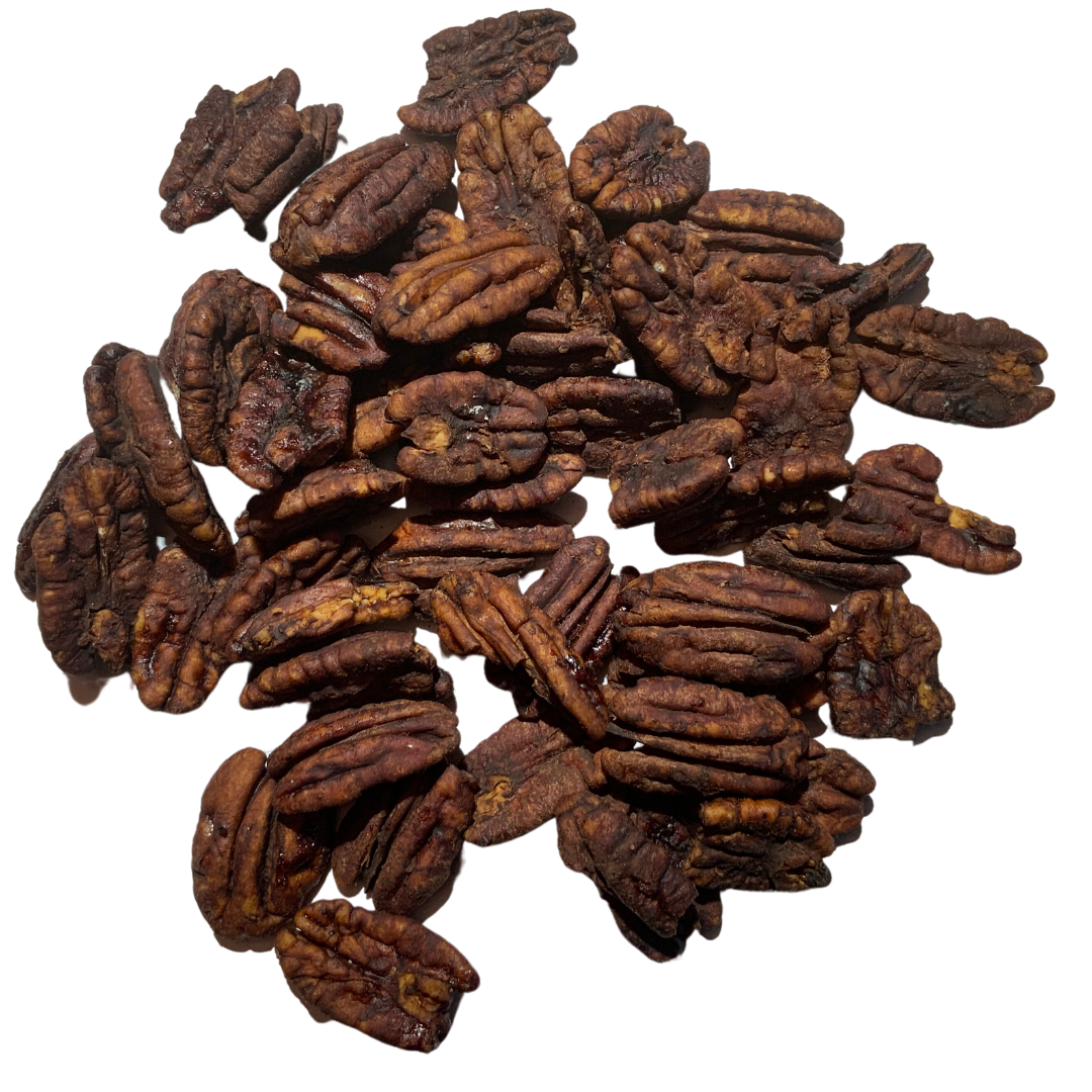 Chocolate Peppermint Roasted Pecans - 6oz Resealable Bag