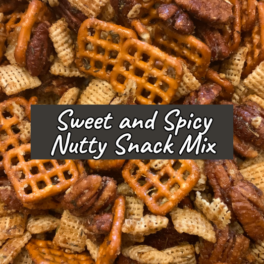 Sweet and Spicy Nutty Snack Mix