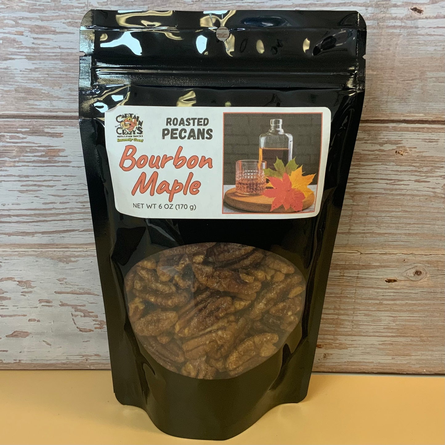 Jim Beam Bourbon Maple Brown Sugar Roasted Pecans