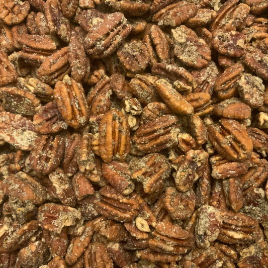 Everything Bagel Roasted Pecans - 3oz and 8oz Resealable Bags