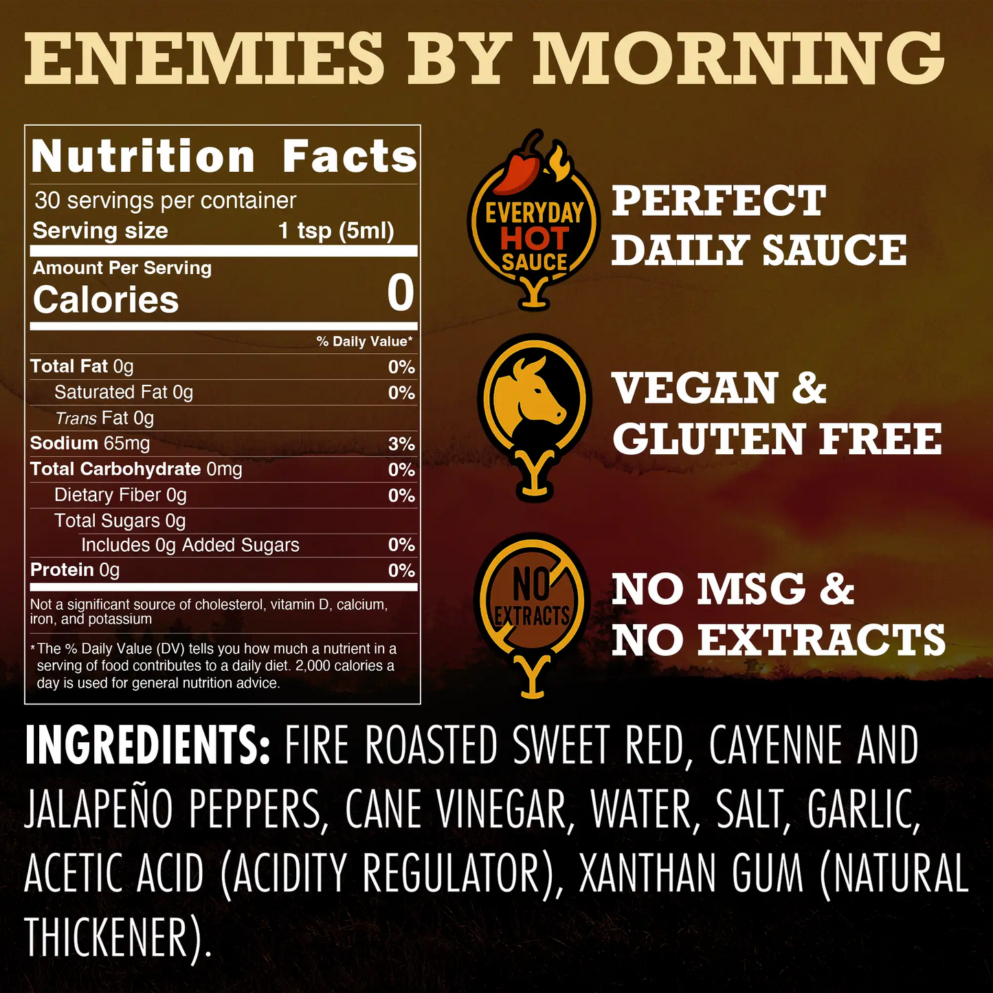 Enemies by Morning (Roasted Jalapeño)