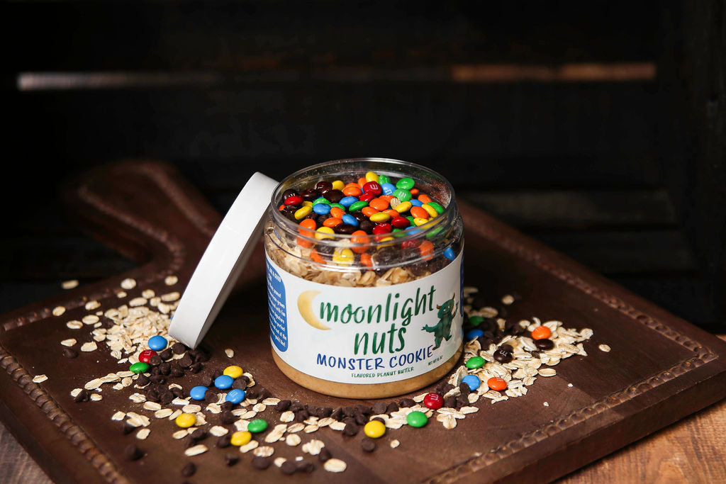 Monster Cookie - White Chocolate Peanut Butter with M&M’s, Oats, & Honey