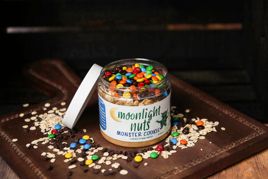 Monster Cookie - White Chocolate Peanut Butter with M&M’s, Oats, & Honey