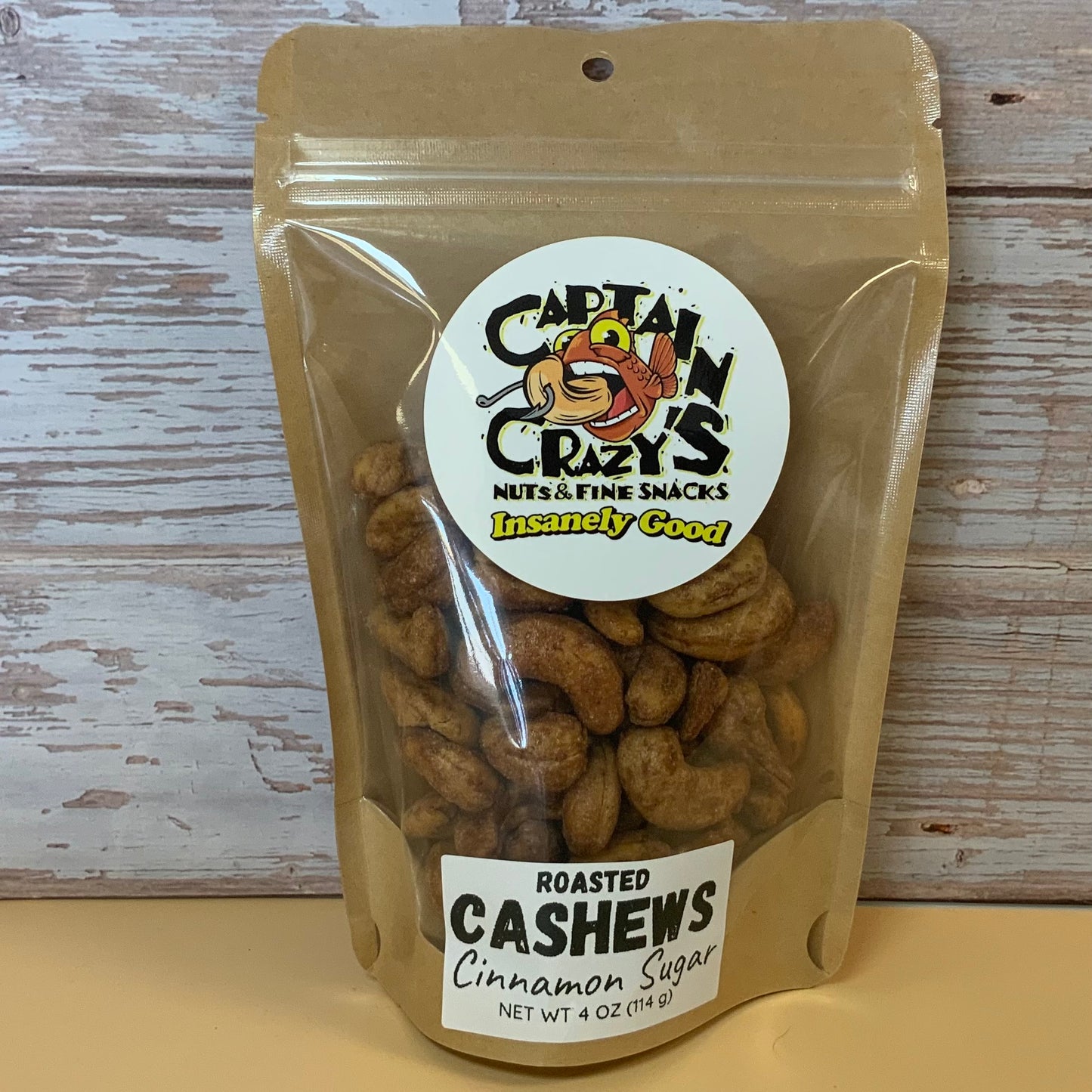 Cinnamon Sugar Roasted Cashews